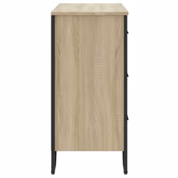 vidaXL Chest of Drawers Storage Drawer Cabinet Drawer Chest Engineered wood - sonoma oak - Additional view 4