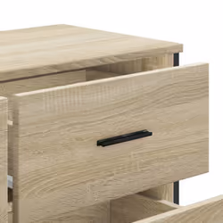 vidaXL Chest of Drawers Storage Drawer Cabinet Drawer Chest Engineered wood - sonoma oak - Additional view 7