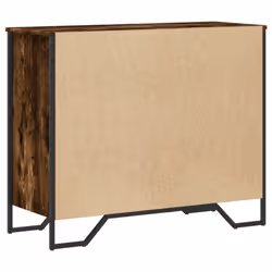 vidaXL Chest of Drawers Storage Drawer Cabinet Drawer Chest Engineered wood - smoked oak - Additional view 5