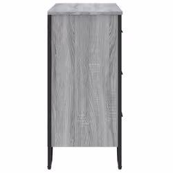 vidaXL Chest of Drawers Storage Drawer Cabinet Drawer Chest Engineered wood - grey sonoma - Additional view 4