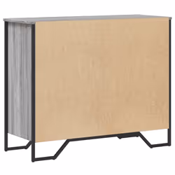 vidaXL Chest of Drawers Storage Drawer Cabinet Drawer Chest Engineered wood - grey sonoma - Additional view 5