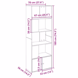 VidaXL 3295321 living room bookcase - Additional view 8