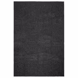 vidaXL Rug Floor Carpet for Indoor and Outdoor Door Mat Kitchen Rug Jute Look - anthracite, 140 x 200 cm/round design - Additional view 2