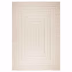 vidaXL Rug Floor Carpet for Indoor and Outdoor Door Mat Kitchen Rug Jute Look - cream, 200 x 290 cm/rectangular design - Additional view 2