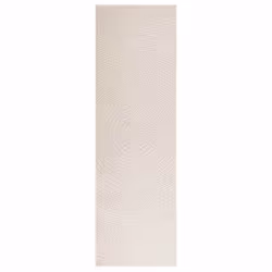 vidaXL Rug Floor Carpet for Indoor and Outdoor Door Mat Kitchen Rug Jute Look - cream, 80 x 250 cm/round design - Additional view 2