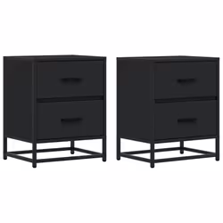 VidaXL 848675, Black, Steel, Wood, 365 x 310 x 170 mm, 400 mm, 310 mm, 500 mm