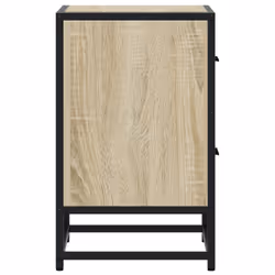 vidaXL Bedside Cabinets Nightstand Bed Table Engineered Wood - sonoma oak, 1 pcs - Additional view 5