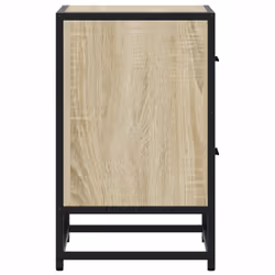 vidaXL Bedside Cabinets Nightstand Bed Table Engineered Wood - sonoma oak, 2 pcs - Additional view 6