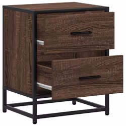 VidaXL 848682 nightstand/bedside table Oak - Additional view 8
