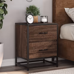 VidaXL 848683 nightstand/bedside table Oak