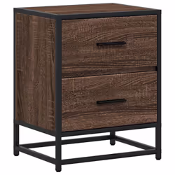 VidaXL 848683 nightstand/bedside table Oak - Additional view 6