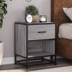 VidaXL 848690 nightstand/bedside table Oak