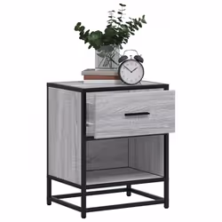 VidaXL 848691 nightstand/bedside table Oak - Additional view 4