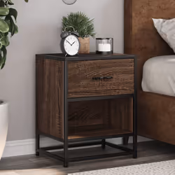 VidaXL 848692 nightstand/bedside table Oak