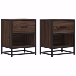 VidaXL 848693, Oak, Steel, Wood, 365 x 310 x 170 mm, 400 mm, 310 mm, 500 mm