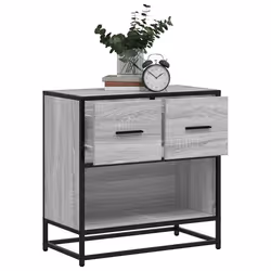 VidaXL 848697 nightstand/bedside table 2 drawer(s) Oak