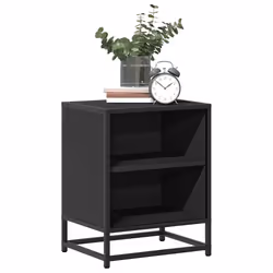 VidaXL 848699 nightstand/bedside table Black