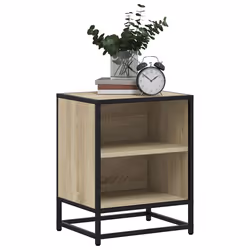 VidaXL 848701 nightstand/bedside table Oak - Additional view 4