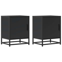 VidaXL 848709 nightstand/bedside table Black