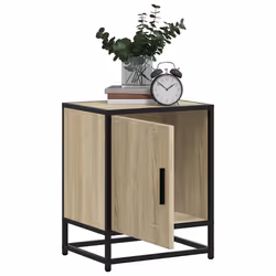 VidaXL 848711 nightstand/bedside table Oak - Additional view 4