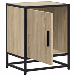 VidaXL 848711 nightstand/bedside table Oak - Additional view 6