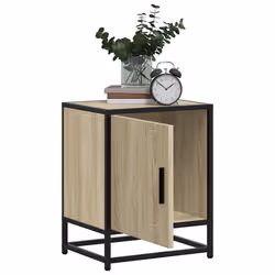 VidaXL 848712 nightstand/bedside table Oak - Additional view 4