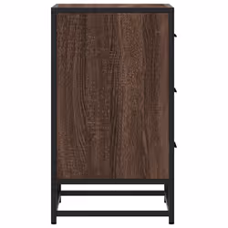VidaXL 848723 nightstand/bedside table 3 drawer(s) Oak - Additional view 6
