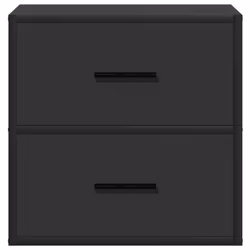 vidaXL Wall-mounted Bedside Cabinets 2 pcs Sonoma Oak 40x31x39.5 cm cabinet - black, 2 pcs - Additional view 4