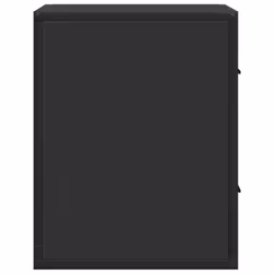vidaXL Wall-mounted Bedside Cabinets 2 pcs Sonoma Oak 40x31x39.5 cm cabinet - black, 2 pcs - Additional view 6