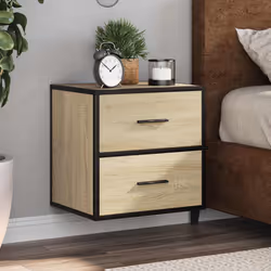 VidaXL 848726 nightstand/bedside table Oak