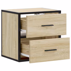 VidaXL 848726 nightstand/bedside table Oak - Additional view 8