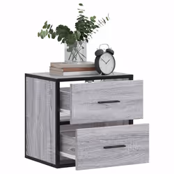 VidaXL 848730 nightstand/bedside table Oak - Additional view 4