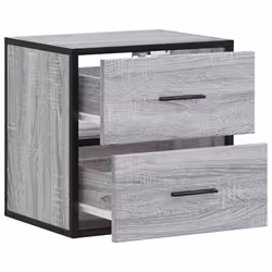 VidaXL 848730 nightstand/bedside table Oak - Additional view 8
