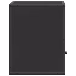 vidaXL Wall-mounted Bedside Cabinet Smoked Oak 40x31x39.5 cm cabinet - black, 2 pcs - Additional view 6
