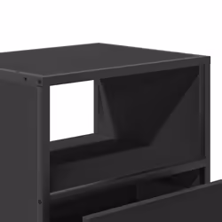 vidaXL Wall-mounted Bedside Cabinet Smoked Oak 40x31x39.5 cm cabinet - black, 2 pcs - Additional view 9