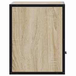vidaXL Wall-mounted Bedside Cabinet Smoked Oak 40x31x39.5 cm cabinet - sonoma oak, 1 pcs - Additional view 5
