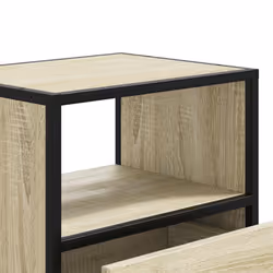 vidaXL Wall-mounted Bedside Cabinet Smoked Oak 40x31x39.5 cm cabinet - sonoma oak, 1 pcs - Additional view 9