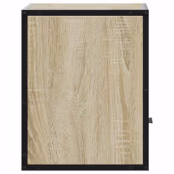vidaXL Wall-mounted Bedside Cabinet Smoked Oak 40x31x39.5 cm cabinet - sonoma oak, 2 pcs - Additional view 6