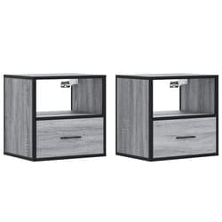 VidaXL 848741 nightstand/bedside table Oak
