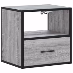 VidaXL 848741 nightstand/bedside table Oak - Additional view 6
