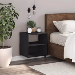 VidaXL 848744 nightstand/bedside table Black