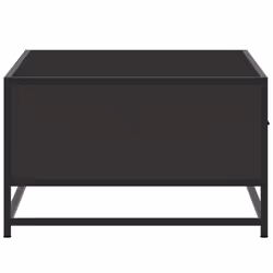 vidaXL Coffee Table Hall End Table Side Table Engineered Wood and Metal - black - Additional view 5