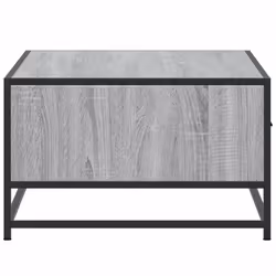 vidaXL Coffee Table Hall End Table Side Table Engineered Wood and Metal - grey sonoma - Additional view 5