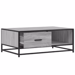 vidaXL Coffee Table Hall End Table Side Table Engineered Wood and Metal - grey sonoma - Additional view 7