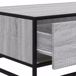 vidaXL Coffee Table Hall End Table Side Table Engineered Wood and Metal - grey sonoma - Additional view 9