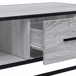 vidaXL Coffee Table Hallway End Table Side Table Engineered Wood and Metal - grey sonoma - Additional view 8