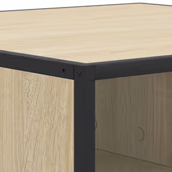 vidaXL Coffee Table Hallway Tea End Table Side Table Engineered Wood and Metal - sonoma oak - Additional view 7
