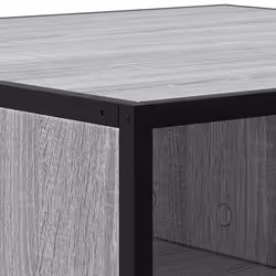vidaXL Coffee Table Hallway Tea End Table Side Table Engineered Wood and Metal - grey sonoma, 80 x 80 x 30 cm - Additional view 7