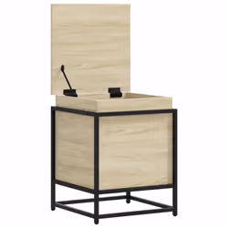 vidaXL Storage Box with Lid Toy Box Blanket Box Sonoma Oak Engineered Wood - Additional view 6