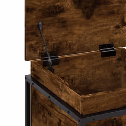 vidaXL Storage Box with Lid Toy Box Blanket Box Smoked Oak Engineered Wood - Additional view 7